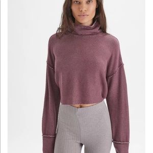 Out From Under Camino Long Sleeve Top Maroon Size Med